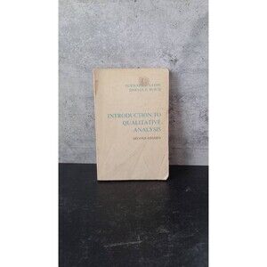 Introduction to Qualitative Analysis